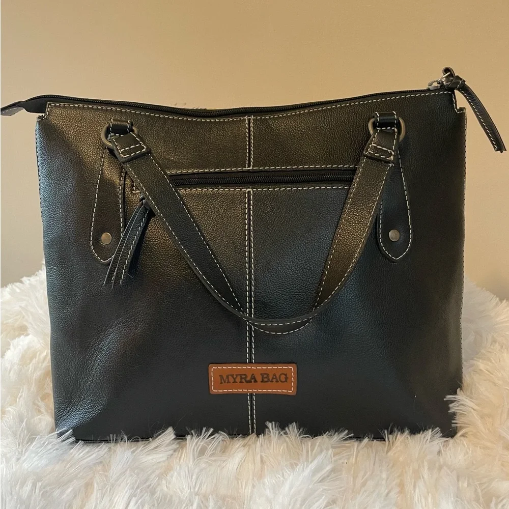 Myra Jaguar Trail Leather Bag - Picture 7 of 10